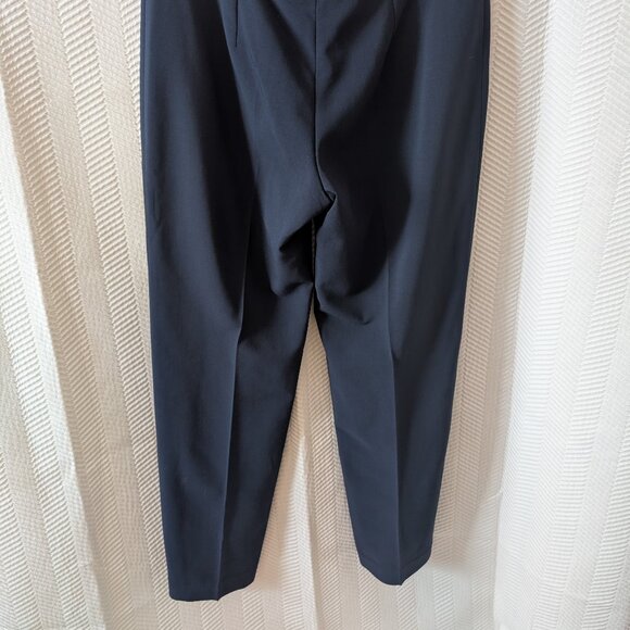 ARMANI COLLEZIONI Navy Blue 100% virgin wool pants trousers Size 8 Career Office - Picture 5 of 11